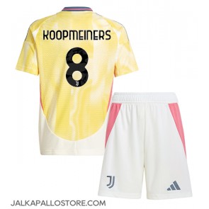 Juventus Teun Koopmeiners #8 Vieraspaita Lapsille 2024-25 Lyhythihainen (+ shortsit)